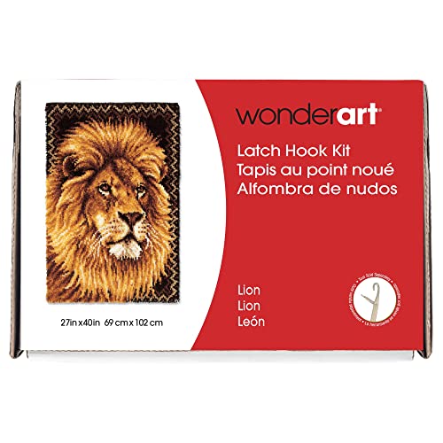 Image of Wonderart Latch Hook Yarn, Lion