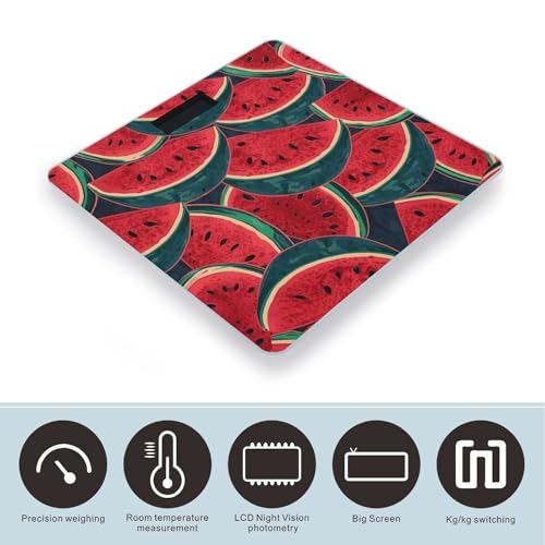 Báscula Digital de Baño Smart FekiLoot con Pantalla Grande miniatura 3