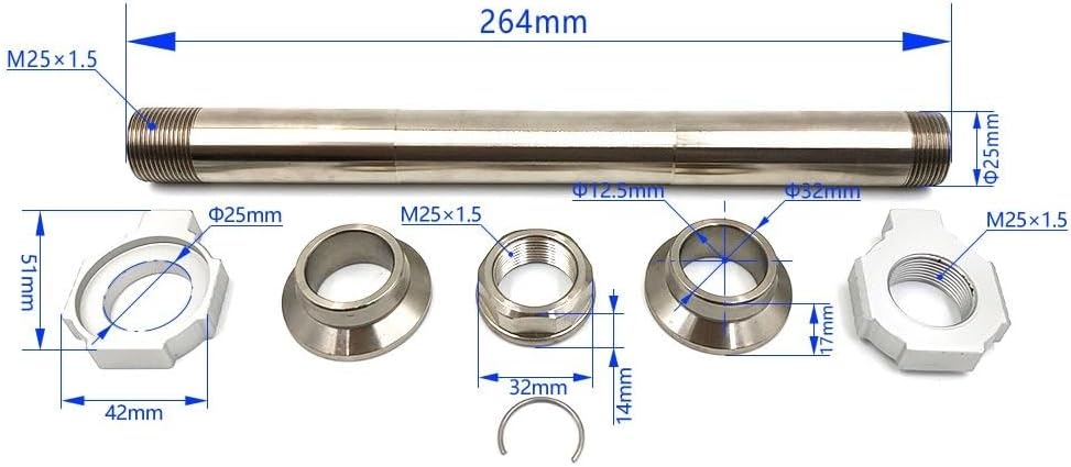 Motorcycle Accessories Motorcycle Rear Axle Chain Adjust Block Bushing Nut Fit for XCW EXC SXF XCFW FE FC TC TE Pit Dirt Bike Replaceable