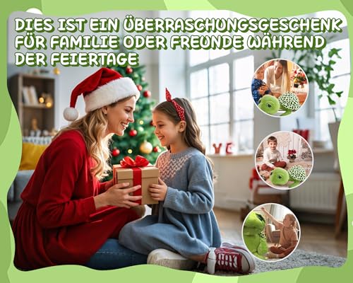 AURWEL 60cm XXL Plüschtier Schildkröte Kuscheltier | Super Weich mit Premium-PP-Füllung |Schildkröten-Spielzeug & Stofftiere-Deko für Wohnzimmer und Entspannung Familie
