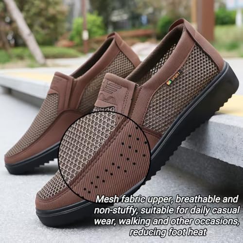 Slip on Shoes for Men, Breathable Loafers for Men with Arch Support, Comfortable Boat Shoes, Orthopedic Non Slip Indoor2