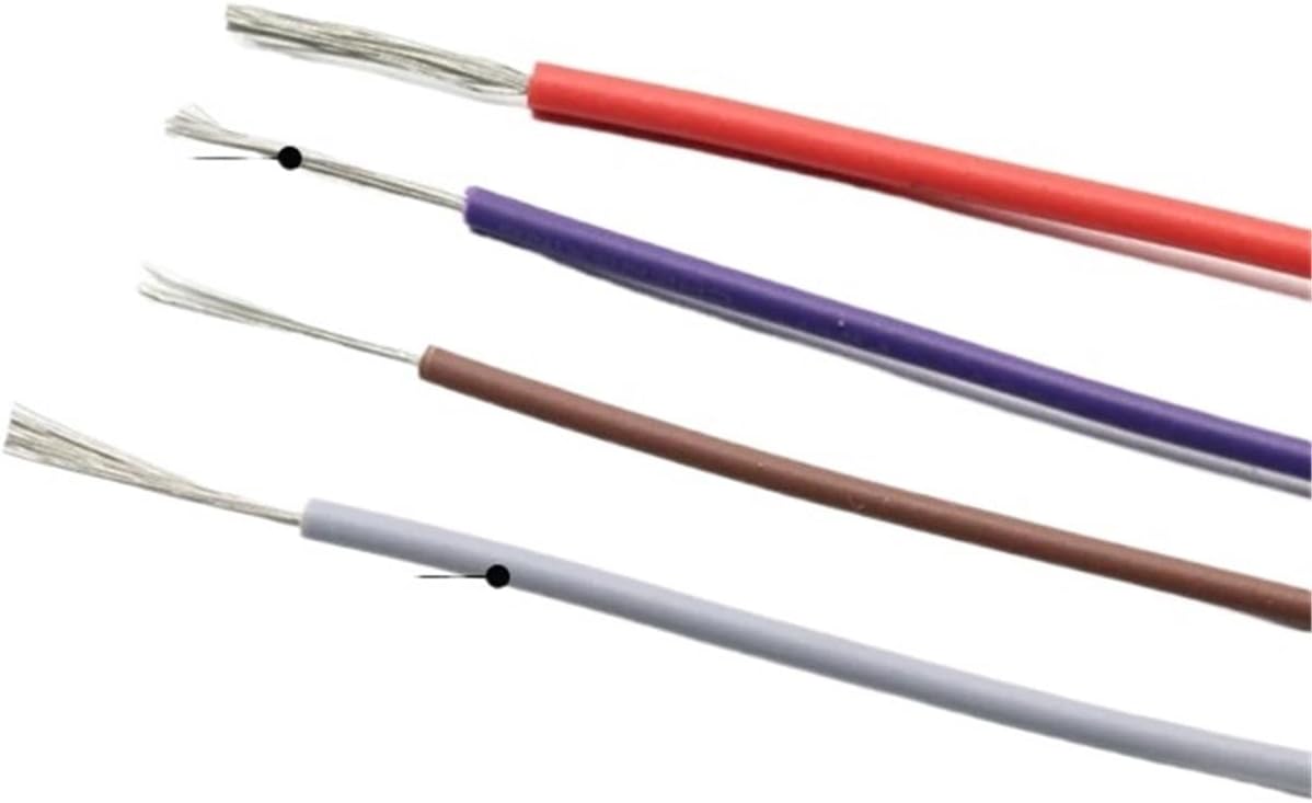 2M/5M UL1007 PVC Tinned Copper Wire Cable 16/18/20/22/24/26/28/30(Yellow Green,5M_18 AWG)