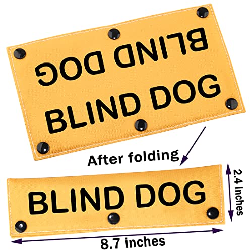 Blindenhund-Leinenhülle und Warnausrüstung für Blinde Hunde - Leinenschlauch Hundezubehör (Blindenhund-S)
