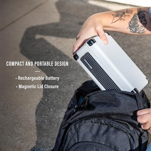 Image of Crosley CR3505DP-WF Cruiser Retro Portable CD Player with Stereo Bluetooth Speakers and FM Radio, White Farmhouse