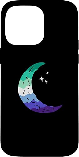 Vista 52 de Funda para iPhone 11 Pro Max Sutil MLM Pride Moon Phase Vintage LGBT Gay MLM Masculino