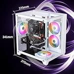 Prebuilt Gaming PC Desktop Computer,Intel Core i7 Desktop,Operating at A Frequency of 3.4-3.9 GHz,RX590 Graphics Card with 8GB GDDR5 Video Memory,16GB RAM, 512GB SSD,WiFi 5.0,RGB Fan x4 - Image 5