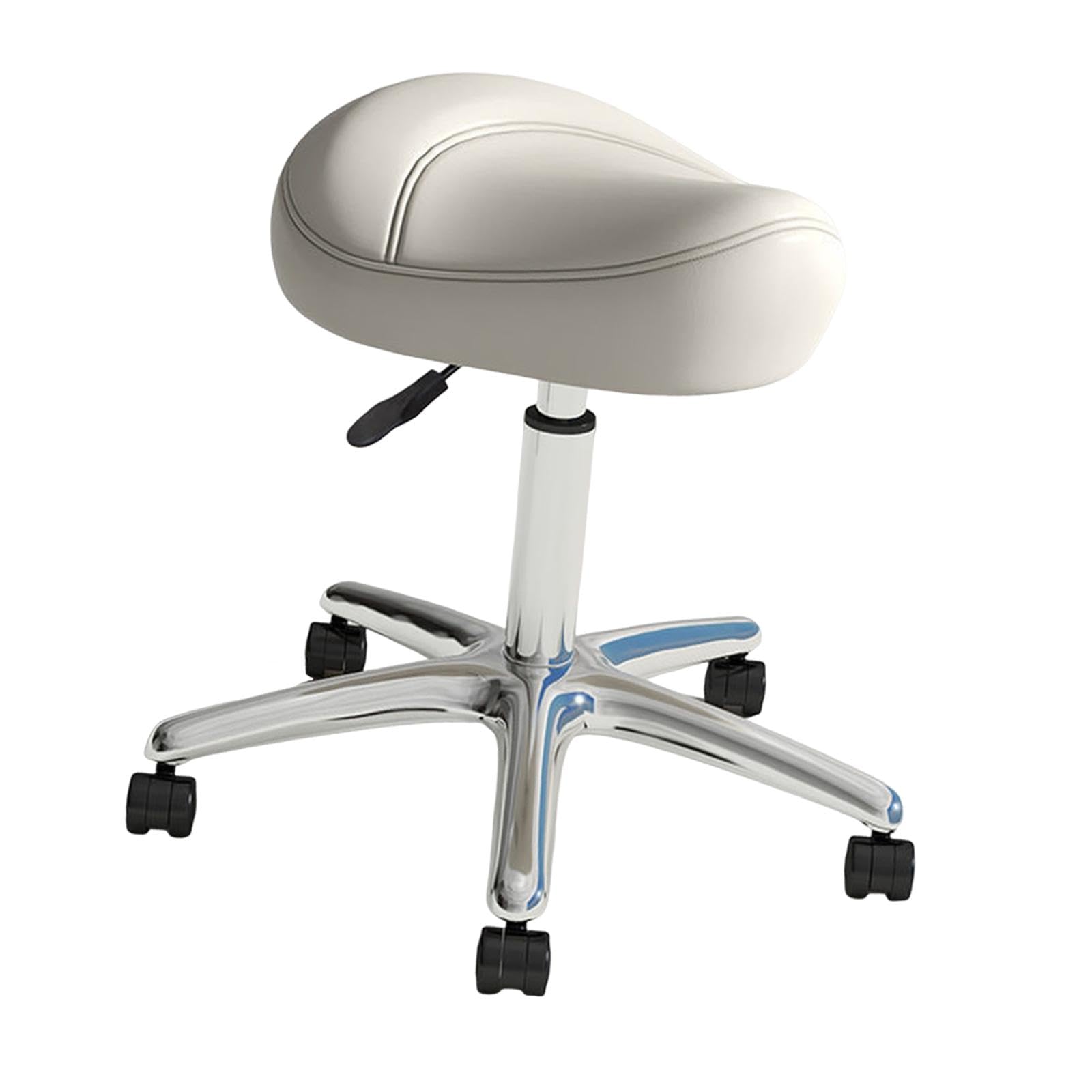 Tabouret de selle ergonomique contre le mal de dos au salon de beauté