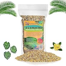 All Season Palm, Ixora, and Ornamental Plant Food 8-4-8 by Gardenera - Fuel Healthy Growth and Stunning Displays - 1 Quart