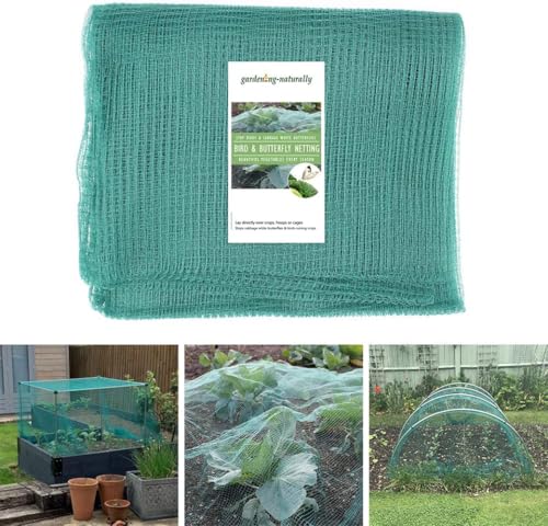 Soft Green Anti Butterfly Garden Netting for Garden Fruit Crop Protection (6m Per Metre)
