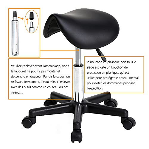 Sgabello da ufficio, sgabello a rotelle professionale, rotazione a 360°, seduta con rotelle per centro massaggi, cucina, ufficio Sgabello da ufficio, sgabello a rotelle professionale, rotazione a 360°, seduta con rotelle per centro massaggi, cucina, ufficio