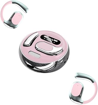 AI Real-Time Translation Earbuds,144 Languages 3-in-1 Wireless Bluetooth Earbuds for iOS & Android, Business/Travel/Language Learning Translator Earphones with Charging CasePink