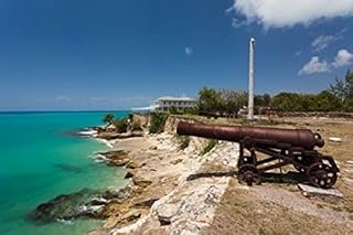Posterazzi Antigua St Johns James old fort 1706 Poster Print by Walter Bibikow, (28 x 19)