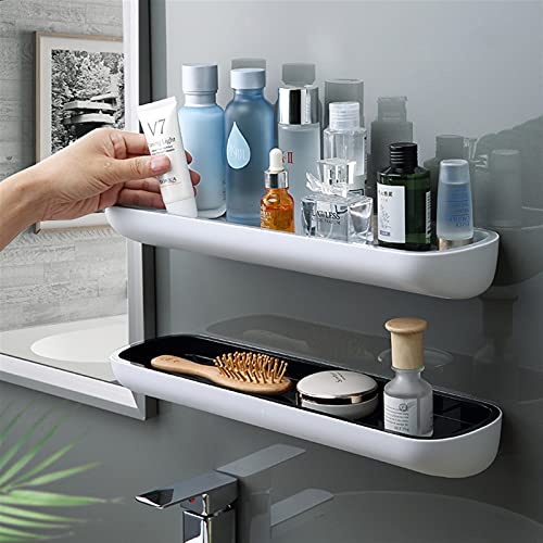 Geen Punch Bad Planken, Badkamer Plank Douche Caddy Organizer Wall Mount Shampoo Rack Keuken Opslag Badkamer Accessoires… - Image 4