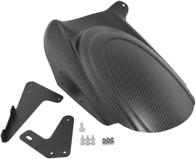 Motocicleta rueda trasera Hugger guardabarros guardabarros guardabarros con tornillos tuercas para Kawasaki Versys 650 KLE650 2007 2008 2009 2010