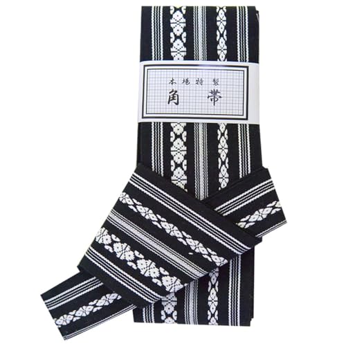 CAMDOM Mens Kimono Obi Belt Japanese Style Shaped Waistband Girdle Yukata Robe Accessories