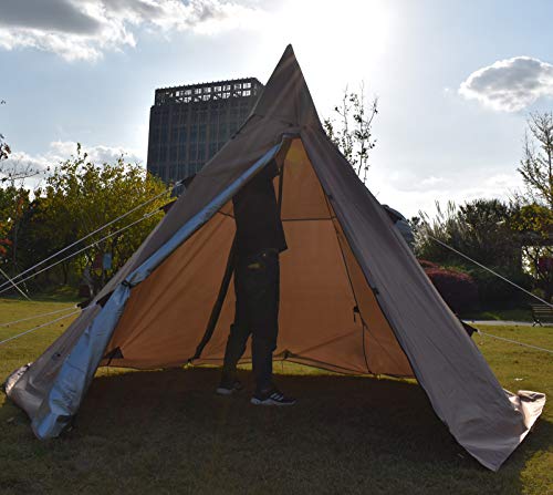 Carpa Tipi para 3 Personas con Estufa y 2 Puertas miniatura 4