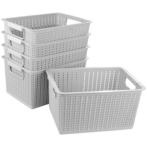 Cestini Plastica A4 - Set 4 Pezzi Multicolore Per Organizzare Scrivania, Camera Bambini O Ufficio - Foto 8