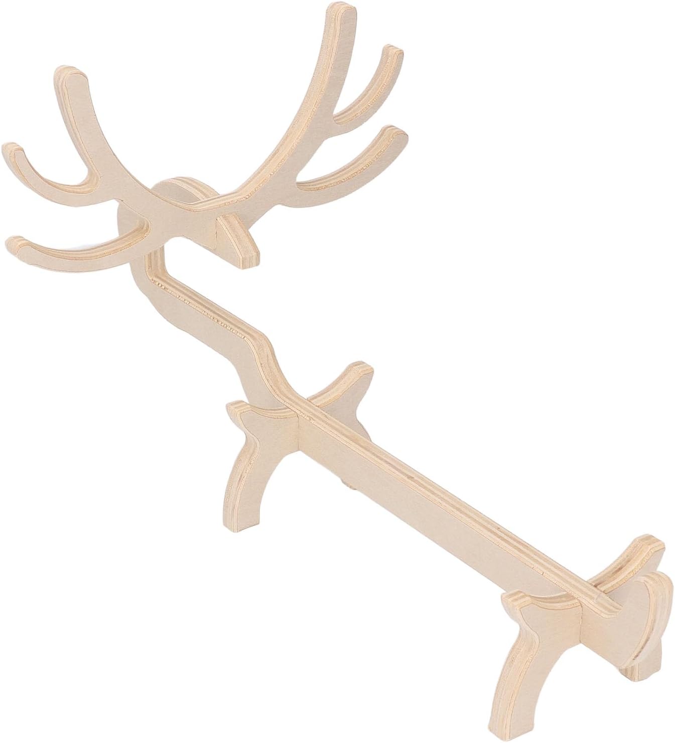 Hztyyier Wooden Wine Rack Holder Animal Shaped Decorative Stable Stand