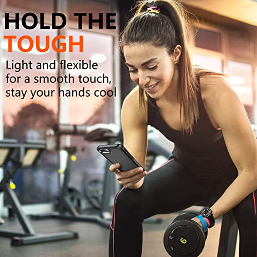 Spidercase For Iphone 7/8 Plus Case, [10 Ft Military Grade Drop Protection] [Non-Slip] [2 Pcs Tempered Glass Screen Protector] Heavy Duty Full-Body Shockproof Case For Iphone 7/8 Plus 5.5”, Black #TOP6