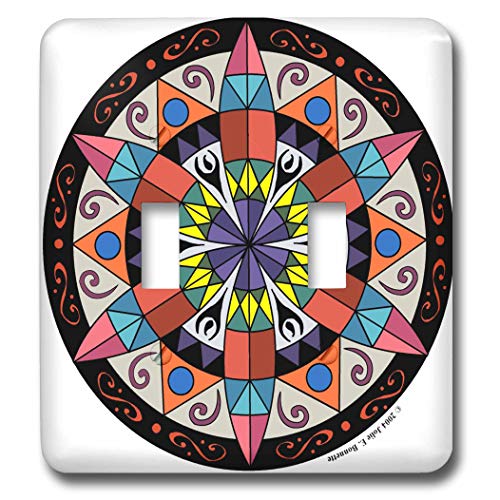 Interrupteur double à bascule panneau hexagonal Pennsylvania pour sublimer votre salon rustique