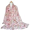 GERINLY Scarfs for Women Lightweight Floral Birds ... #5