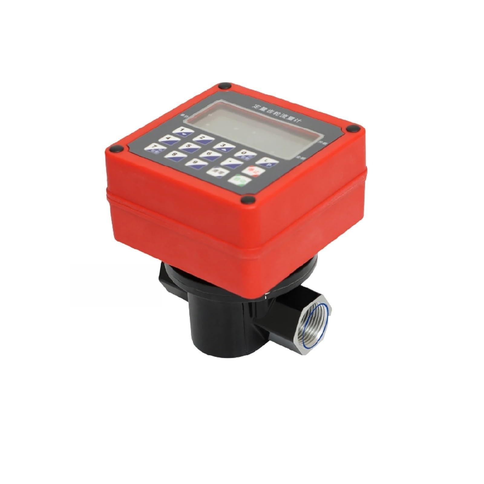 Miernik przepływu owalno-zębaty dozujący paliwo, olej napędowy, cyfrowy, dozownik wody, elektroniczny miernik 12 V, 24, 220 Łatwy w konfiguracji(1 inch-AC220V)