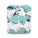 Thirsties Natural One Size All In One Cloth Diaper, Snap Closure, Mountain Bike
