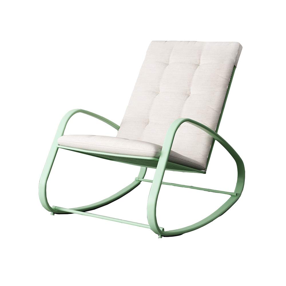 Single Lounge Chair haut de gamme, chaise longue de relaxation verte et durable pour la maison