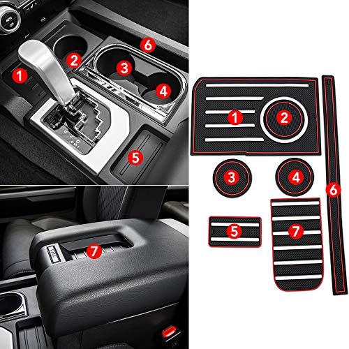 Custom Fit Interior Cup Holder Inserts for Toyota Tundra 2014-2019