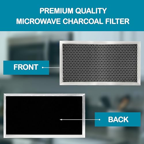 Filtre à charbon de bois micro-ondes GE JX81A WB02X9883 argenté 6-1/8x11