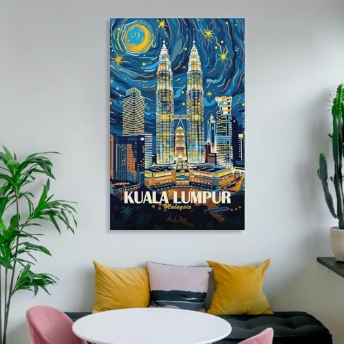 Tableaux sur toile pour égayer les murs sombres de la chambre