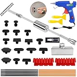 Manelord Dent Puller - Dent Remover with T bar Dent Puller and Upgraded Dent Puller Tabs for Car Dent Repair and Metal Surface Dent Removal