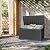 Yardgrace 320 Gallon Outdoor Storage Box, Extra Large Waterproof Resin Deck Box with Lockable Lid Storage Bin for Patio Furniture Cushion, Garden Tools, Pool Accessories, UV-Resistant Outside, Black