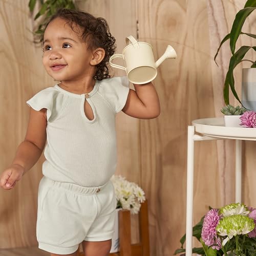 Image of Gerber Baby Girls' Bodysuit and Shorts Set