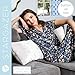 Hello Mello Lounge Short Sleeve Soft Pajama Top for Women - Down to Earth, Medium/Large