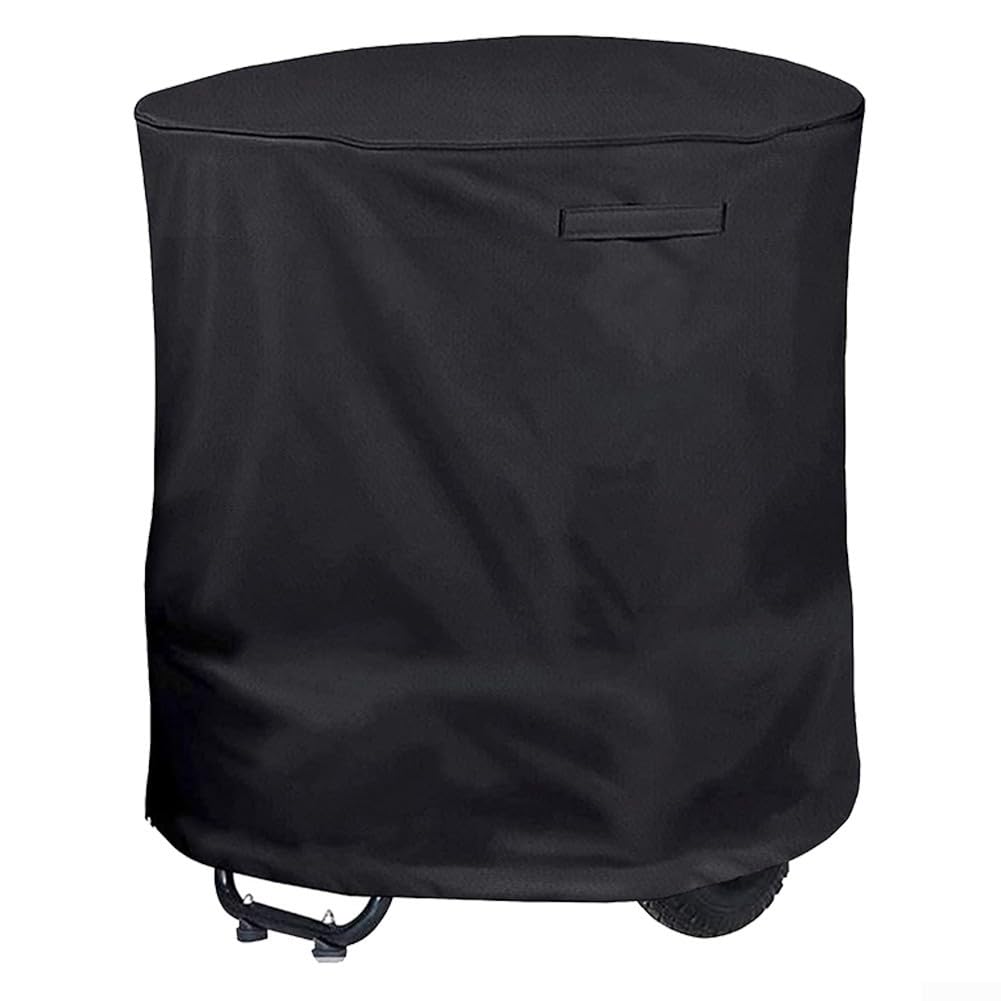 Abdeckung für elektrische Häcksler aus schwerem Holz, wasserdicht, Mulcher-Abdeckung, 210D Oxford-Tücher, 85 x 110 cm, für Holzhäcksler (schwarz)
