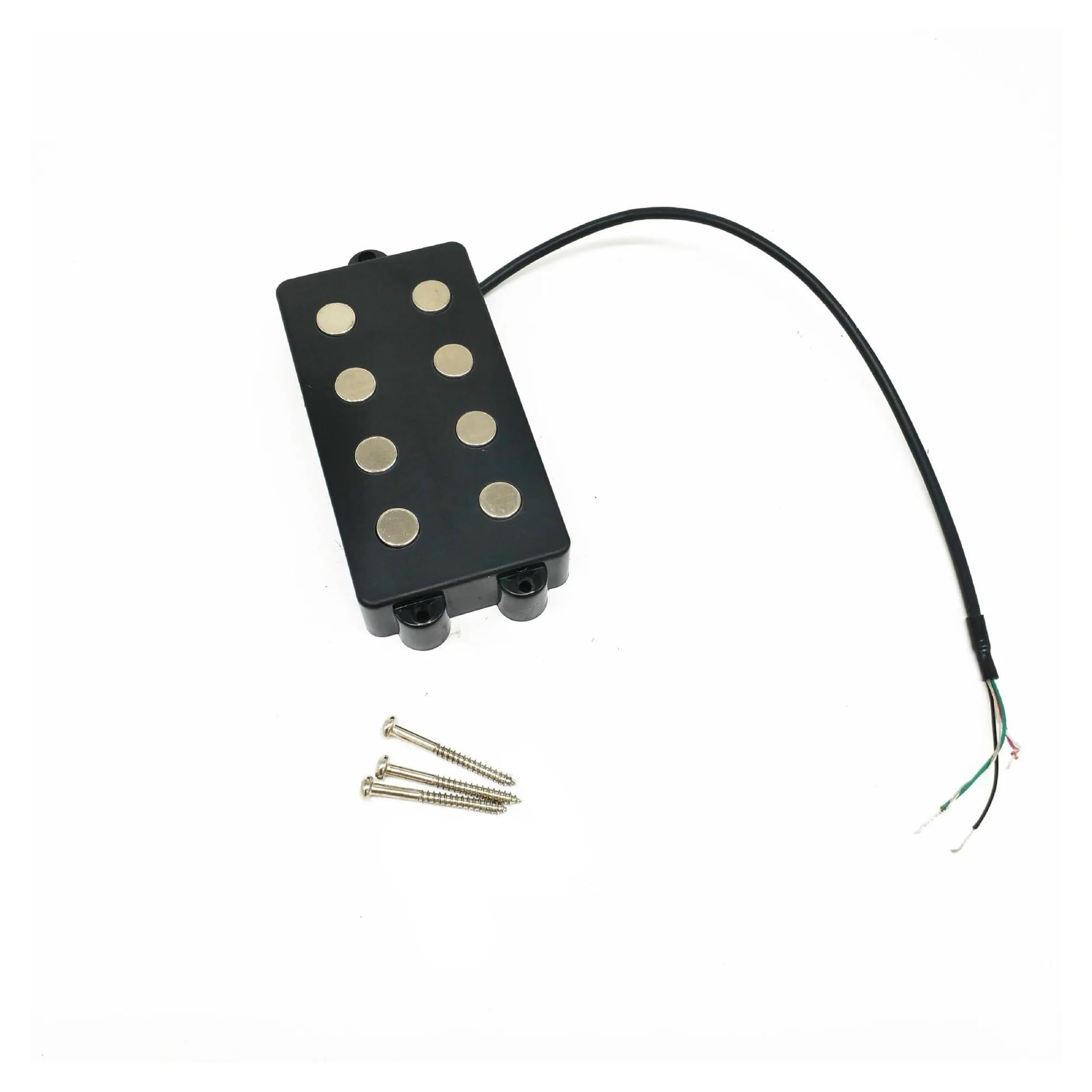 Przetwornik Gitary Elektrycznej 4 Strunowy Zestaw Przetworników Humbucker Do Gitary Basowej Z Magnesem Ceramicznym I Akcesoriami Montażowymi