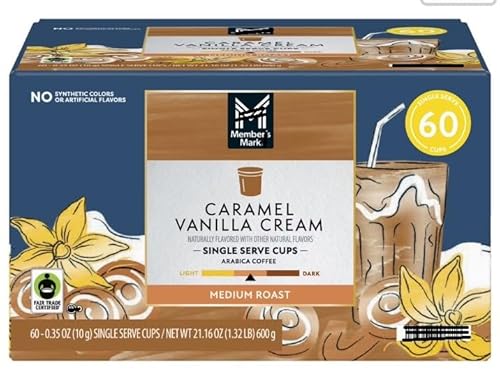 Member Mark K Cups Medium Roast Coffee Pods, Caramel Vanilla