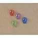 Officemate Standard Cubicle Clips, Assorted Translucent Colors, Pack of 4 (30172)