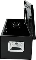 Vista 31 de 24"X18"X18" Black Steel Truck Underbody Flatbox Pickup Tool Box RV ATV Trailer Storage Tools with T-Handle Latch, Job Tool Chest