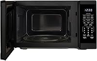 Vista 4 de SHARP Horno microondas para encimera con plato giratorio extraíble de 12.4 pulgadas, 1100 vatios, 1.4 pies cúbicos, color negro