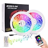 【Einfache Installation】Das LED lichtband bluetooth10m ist zwischen jeweils 3 Leds kürzbar. Sie können zusätzliche Streifen abschneiden, um sie auf die richtige Länge einzustellen. Selbstklebendes Band kann auf jeder trockenen und flachen Oberfläche angebracht werden. Flexibel zu installieren, wo immer Sie wollen: wohnzimmer, schlafzimmer,gaming zimmer, bar.