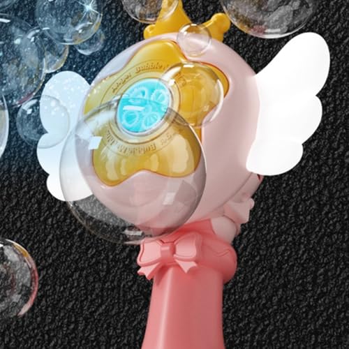 Machine à bulles pour bain et extérieur rechargeable avec LED - 6