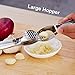i-Venoya Garlic Press Crusher and Mincer with Sturdy Construction - Professional Food Grade, Rust proof, Easy to Squeeze and Easy to Clean