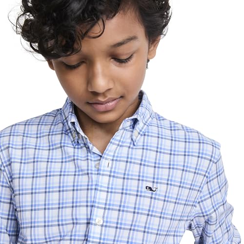 vineyard vines Boys Callwood Plaid Featherweight Performance Shirt3