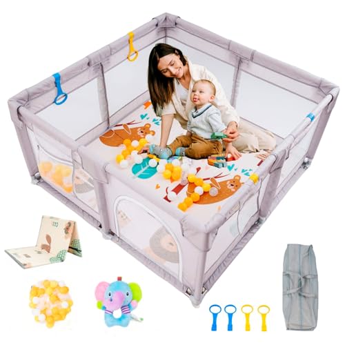 Akeraq Box Bambini Portatile con Materassino