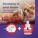 FELIWAY MultiCat 30 Day Cat Calming Plug In Pheromone Diffuser Starter Kit, 48ml - Helps Reduce Conflicts and Signs of Tension in Multi-Cat Households