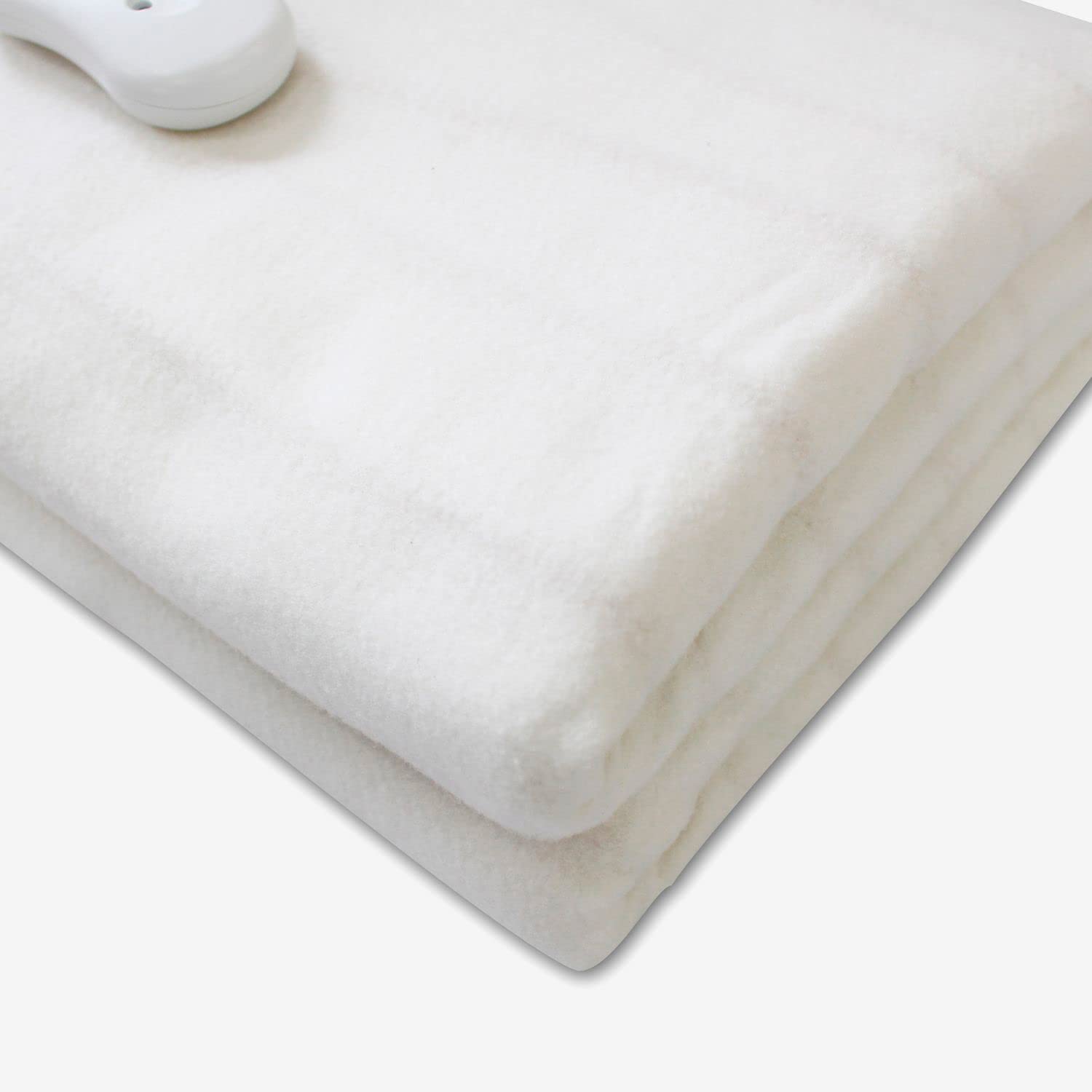 Manta eléctrica Doble 160X140 | Manta calefactora para Cama de Matrimonio 2 x 60W | Manta térmica Grande con protección contra Calentamiento | Varios Niveles de Temperatura | Lavable