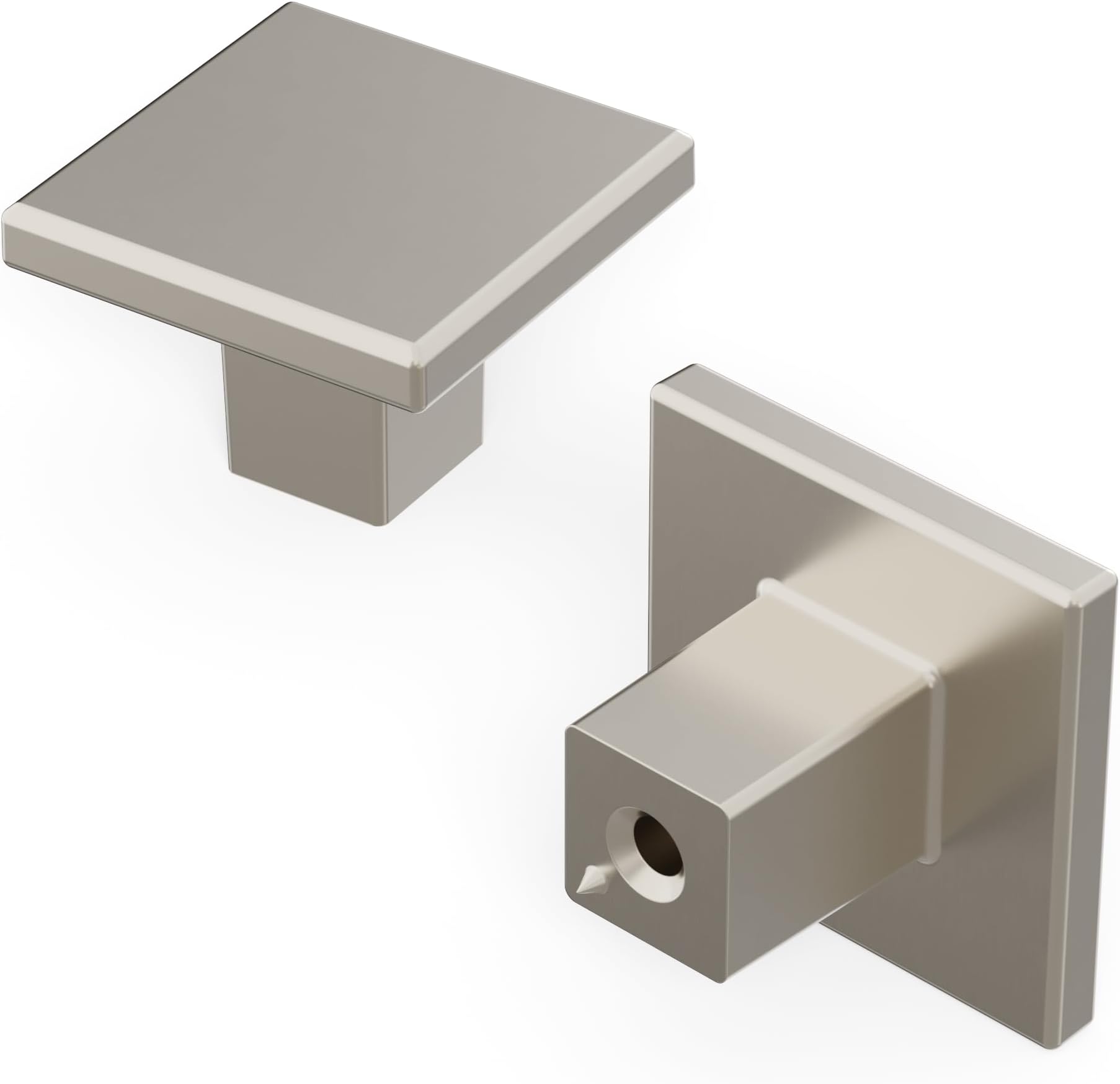 Hickory Hardware Conquest Cabinet Pulls - 3 Inch Center Satin Nickel Kitchen & Bathroom Handles