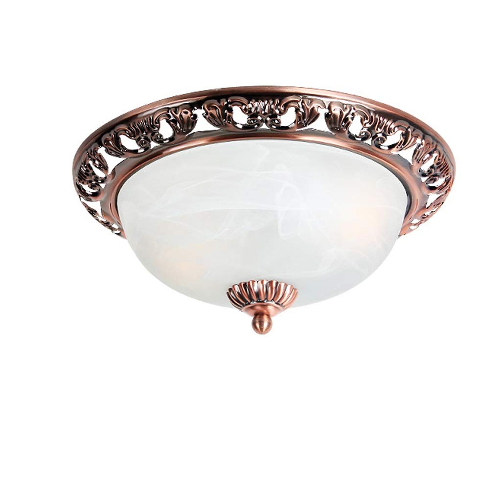 HynJGih Ceiling Light Restaurant Bedroom Corridor Aisle Lights Retro Round Lighting(B,50cm)